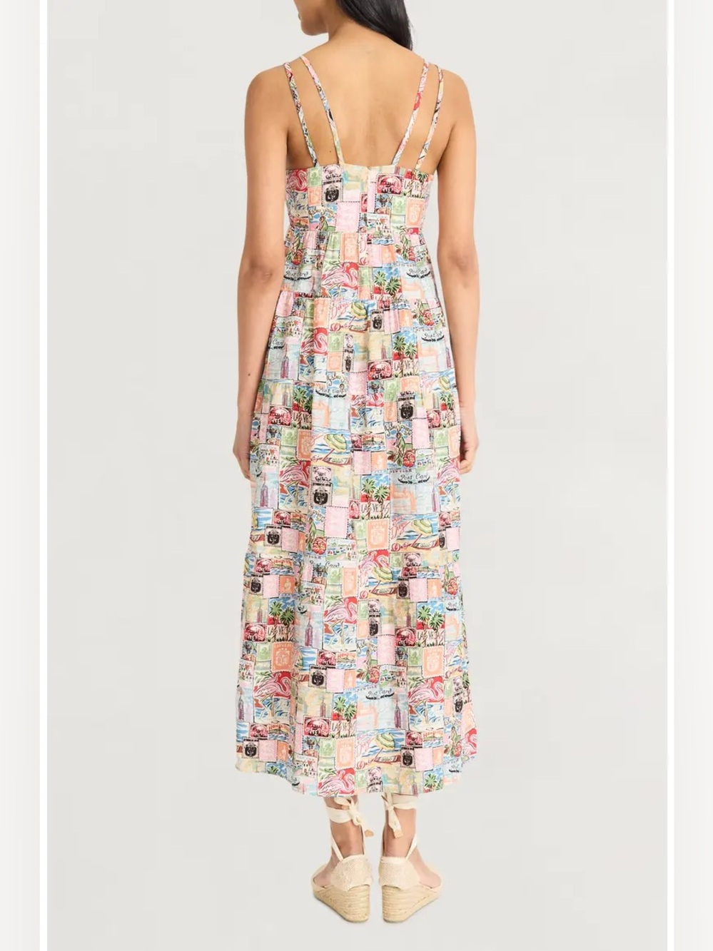 The Good Journey Travel Patterned Maxi Dress Women’s Size 10